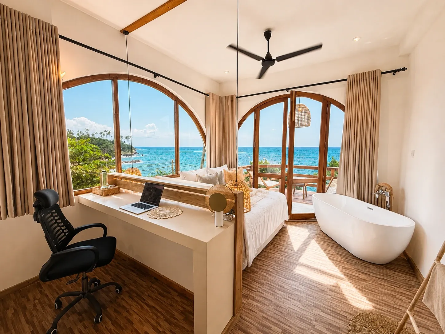 Boho Arch Tropical Beach Hot Tub Suite photo 3
