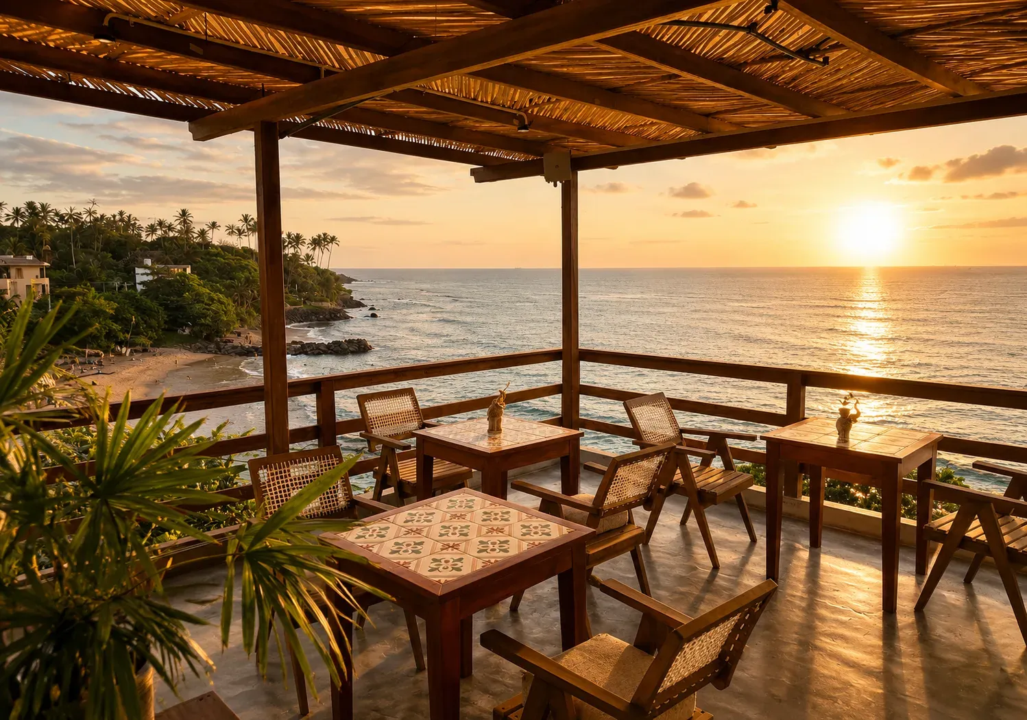 Oceanfront dinner